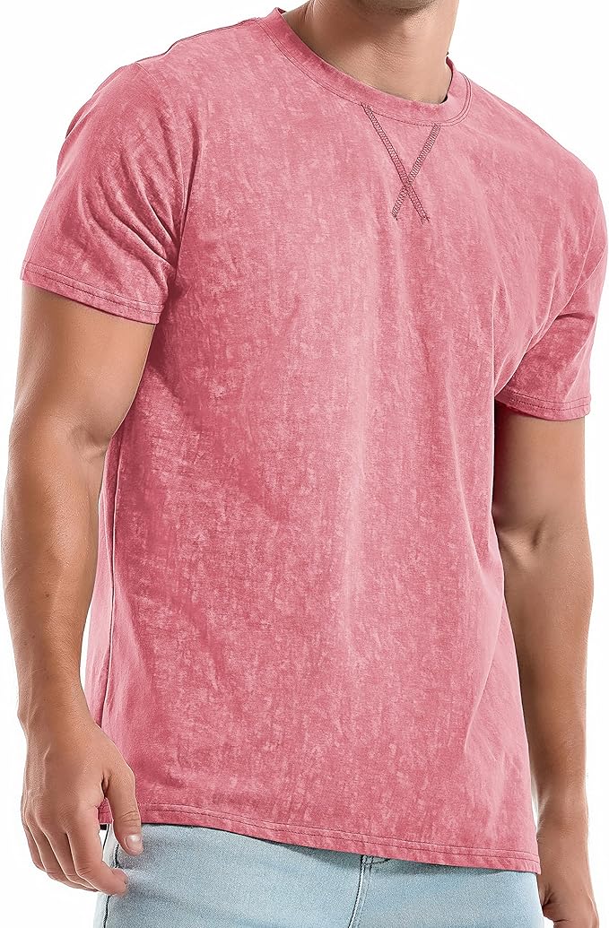 KLIEGOU Men's T-Shirts - Premium Cotton Crew Neck Tees S - 4XL