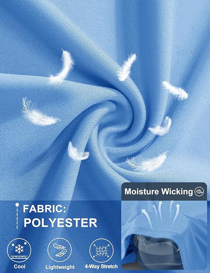 MAGCOMSEN 3 Pack Men's Short Sleeve Quick Dry Shirts Moisture Wicking UPF 50+ Athletic Running Gym Workout Swim T-Shirts