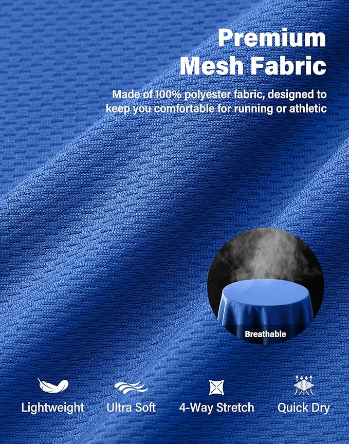 G Gradual Men's Athletic Workout Shorts with Pockets 5"/7"/9" Lightweight Quick Dry Gym Basketball Running Shorts for Men