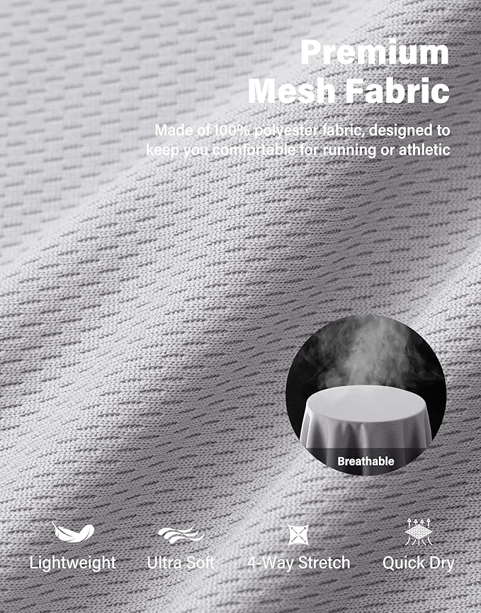 G Gradual Men's Athletic Workout Shorts with Pockets 5"/7"/9" Lightweight Quick Dry Gym Basketball Running Shorts for Men