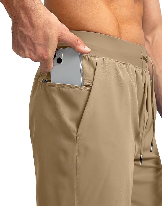 Men's Running Shorts with Zipper Pockets 9 Inch/ 7 Inch / 5 Inch Lightweight Quick Dry Gym Workout Athletic Shorts for Men