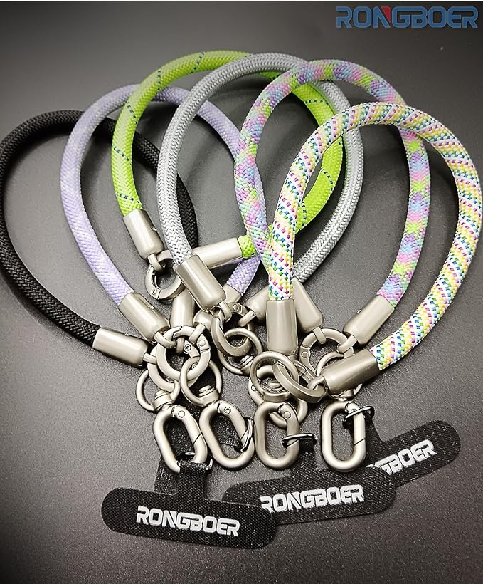Premium Phone Lanyard for iPhone&Android-Stylish Unisex Wrist Strap with Alloy Metal Hook&Reinforced Polyester-R14