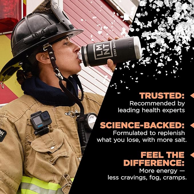 LMNT Zero Sugar Electrolytes - Grapefruit Salt | Drink Mix | 30 Count