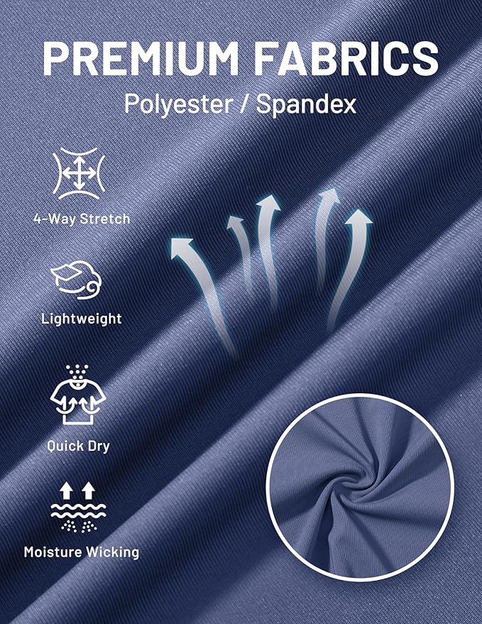 MIER Men's Tank Tops Workout Sleeveless Tee Shirts Muscle Athletic Gym Running Beach Tanks for Men, Quick Dry