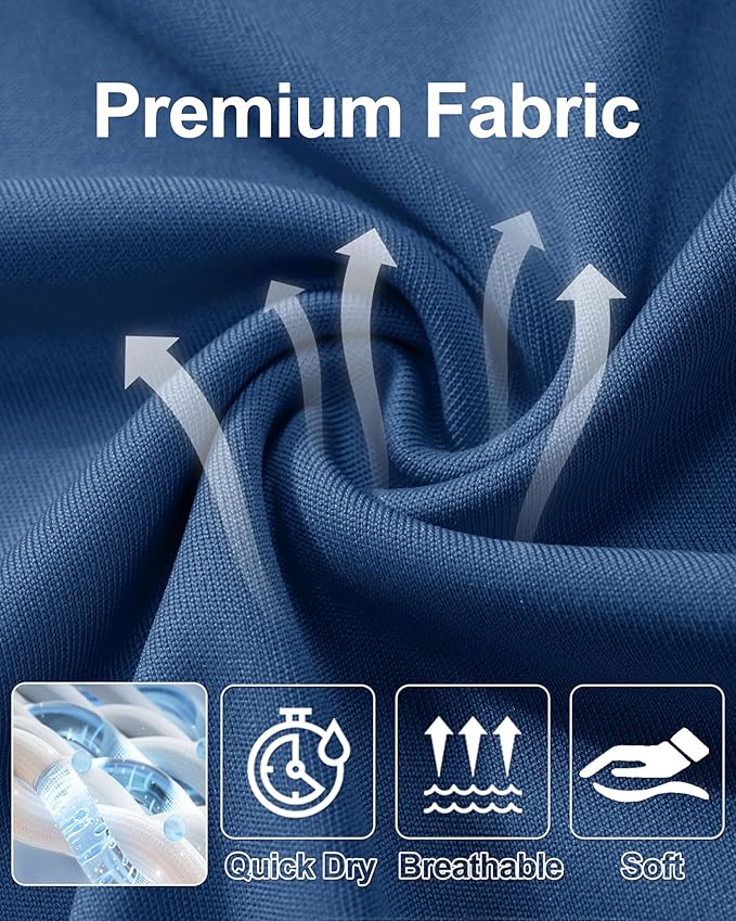 MAGCOMSEN Men's Long Sleeve Shirts UPF 50+ UV Sun Protection Athletic Shirts for Hiking Running Workout Rash Guard