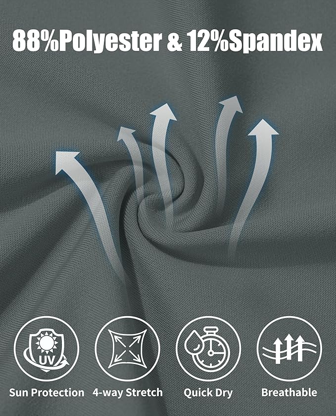 KEFITEVD Men's Workout Tank Tops Sleeveless Quick Dry UPF 80+ Summer Sun Shirts for Running Swim Gym Beach