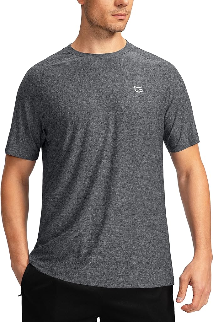 G Gradual Men's Workout Quick Dry T-Shirts Short Sleeve Lightweight Cooling Gym Shirts Tee for Running, Beach, Hiking