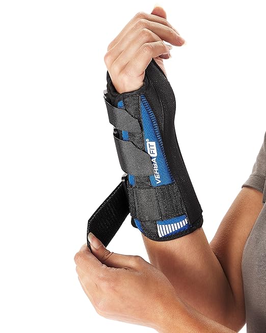 Ovation Medical Versa-Fit Wrist Brace - Premium Custom Fit Wrist Support Brace - Comfortable, Structured Tendonitis and Carpal Tunnel Wrist Brace or Wrist Splint for Post Cast Support (Right, Standard)