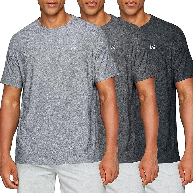G Gradual Men's Workout Quick Dry T-Shirts Short Sleeve Lightweight Cooling Gym Shirts Tee for Running, Beach, Hiking