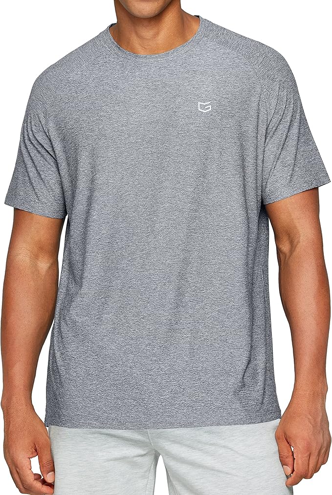 G Gradual Men's Workout Quick Dry T-Shirts Short Sleeve Lightweight Cooling Gym Shirts Tee for Running, Beach, Hiking