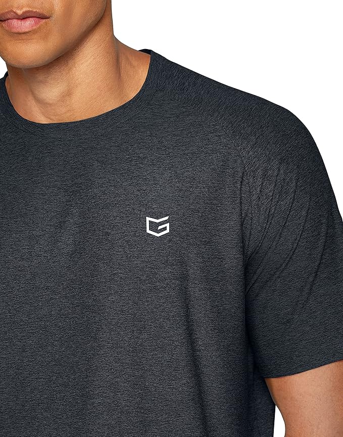 G Gradual Men's Workout Quick Dry T-Shirts Short Sleeve Lightweight Cooling Gym Shirts Tee for Running, Beach, Hiking