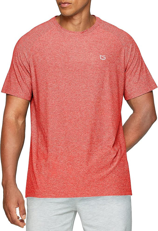 G Gradual Men's Workout Quick Dry T-Shirts Short Sleeve Lightweight Cooling Gym Shirts Tee for Running, Beach, Hiking