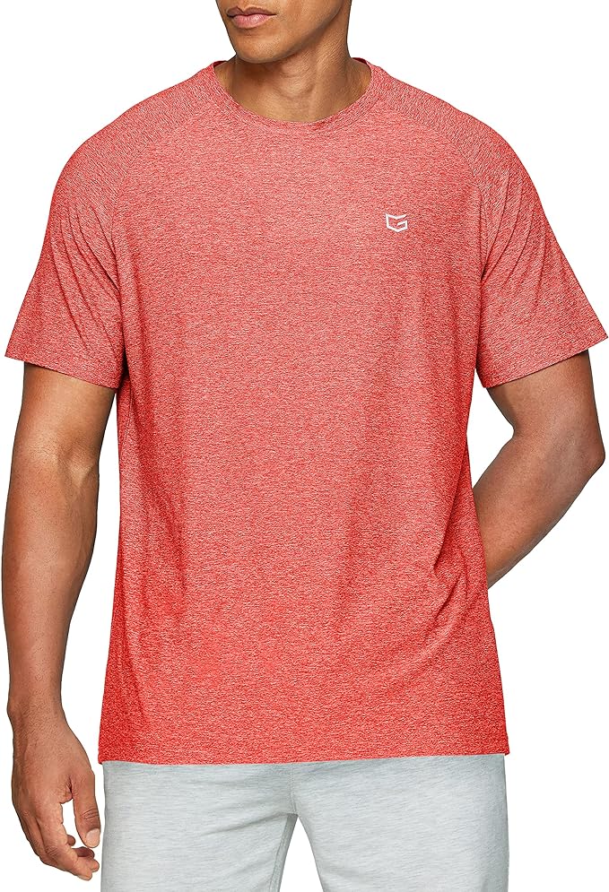 G Gradual Men's Workout Quick Dry T-Shirts Short Sleeve Lightweight Cooling Gym Shirts Tee for Running, Beach, Hiking