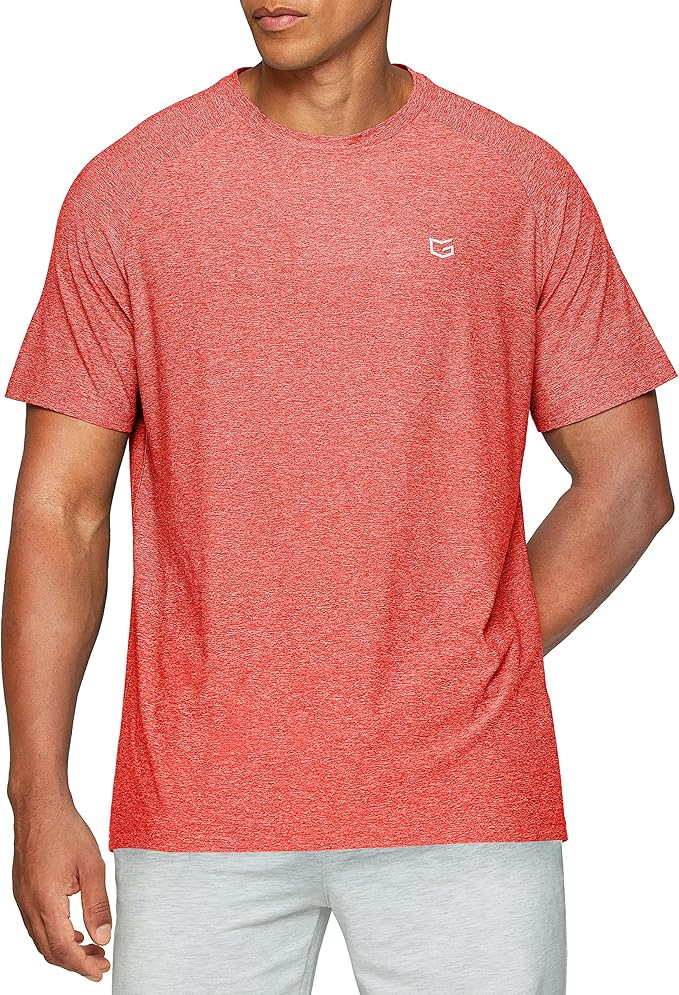 G Gradual Men's Workout Quick Dry T-Shirts Short Sleeve Lightweight Cooling Gym Shirts Tee for Running, Beach, Hiking
