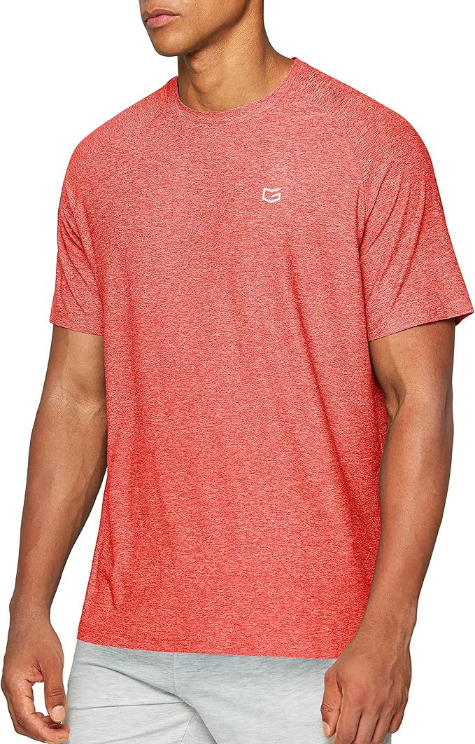 G Gradual Men's Workout Quick Dry T-Shirts Short Sleeve Lightweight Cooling Gym Shirts Tee for Running, Beach, Hiking