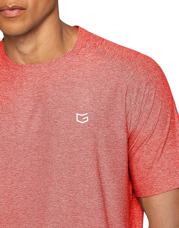 G Gradual Men's Workout Quick Dry T-Shirts Short Sleeve Lightweight Cooling Gym Shirts Tee for Running, Beach, Hiking